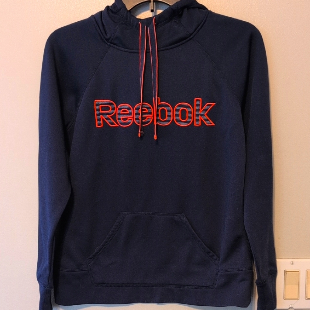 Reebok Blue & Coral Hoodie